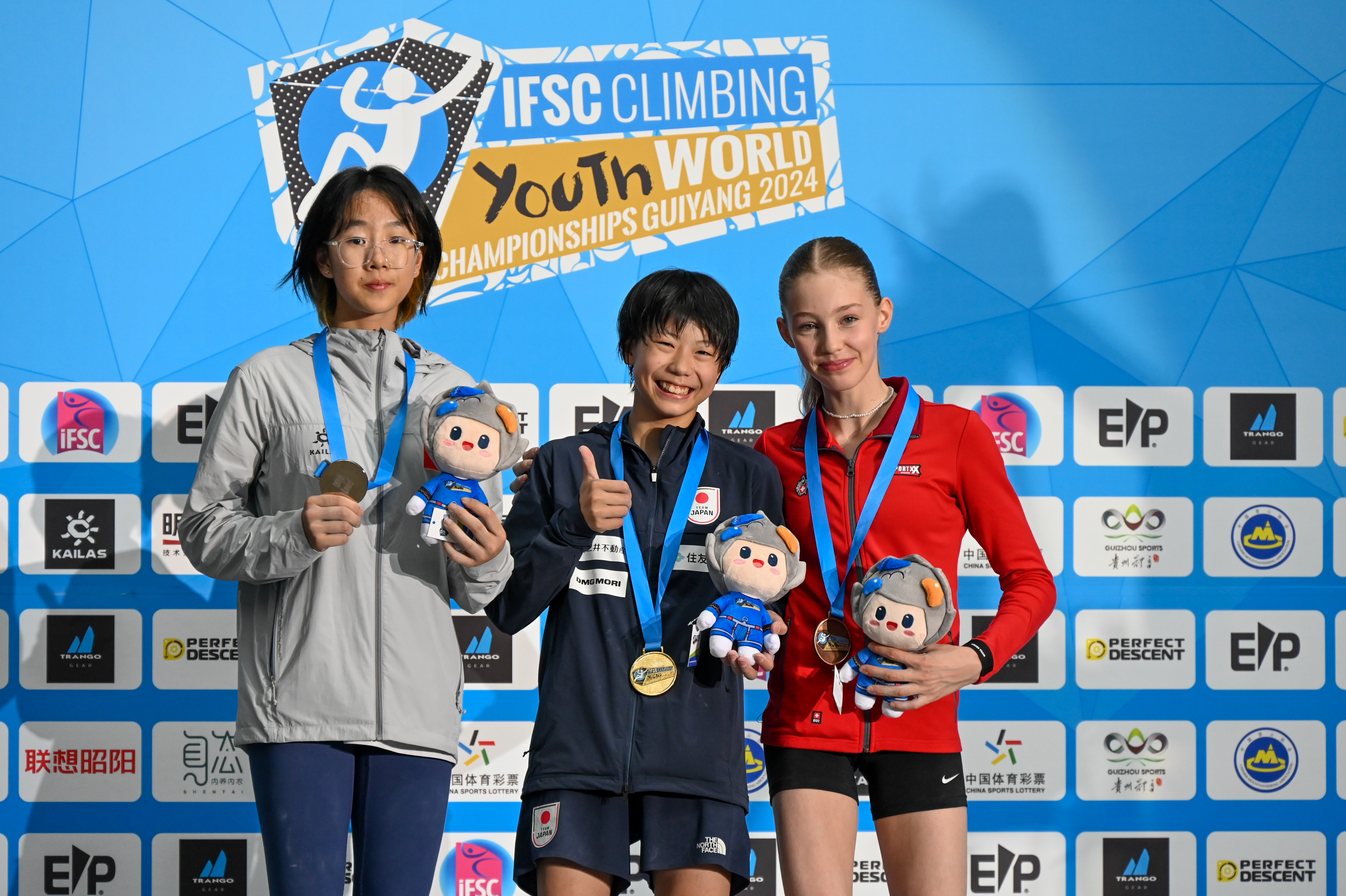 Under16女子表彰台